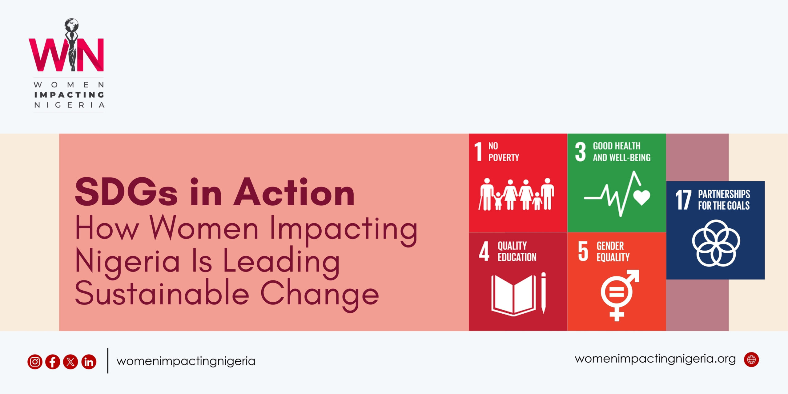 SDGs in Action: How Women Impacting Nigeria Is Leading Sustainable Change