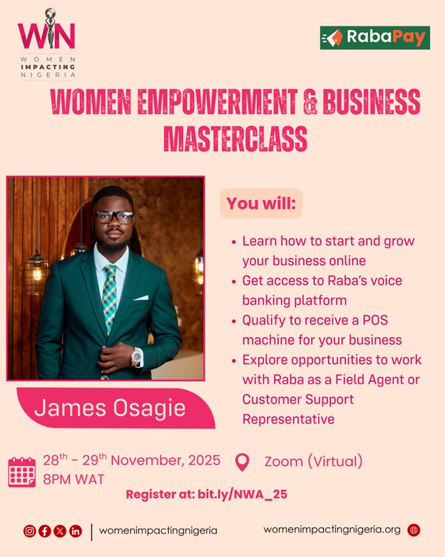 WIN Academy and Raba Technologies Host 2-Day Business Masterclass to Empower Women Entrepreneurs