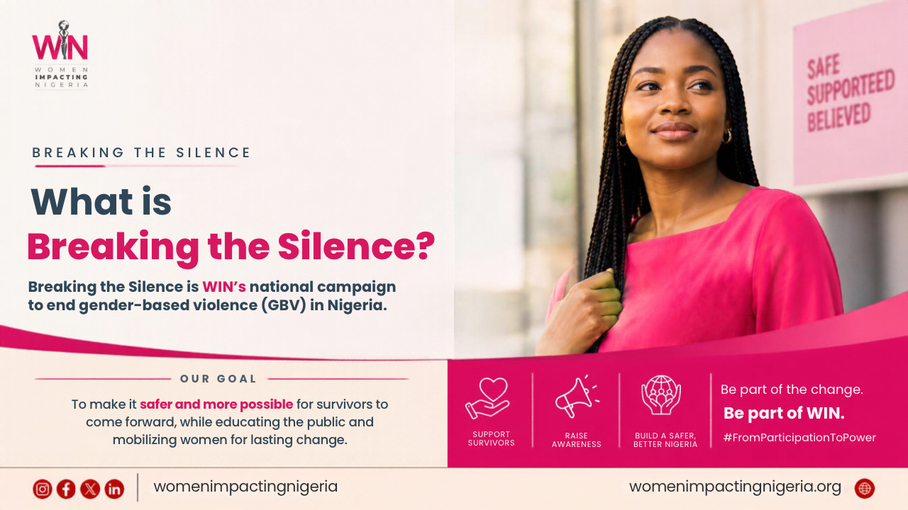 Breaking The Silence: Women Impacting Nigeria Launches National Campaign on Gender-Based Violence
