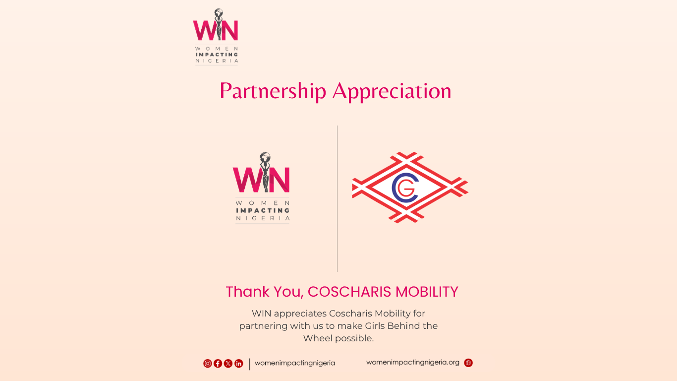 WIN and Coscharis Mobility Complete Girls Behind the Wheel Initiative